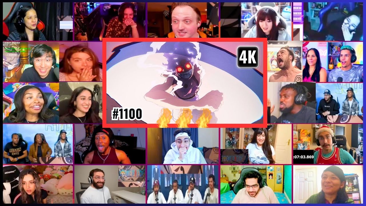 🔥🔥32+ Reactors One Piece Episode 1100 MEGA Reaction Mashup |One Piece Latest Episode Reaction Mashup
