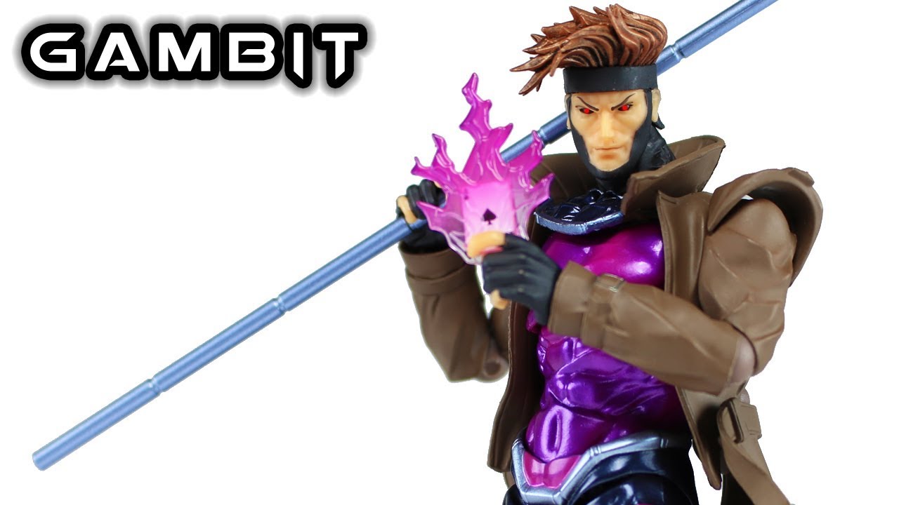Revoltech GAMBIT Amazing Yamaguchi Marvel Comics Kaiyodo Action Figure Review