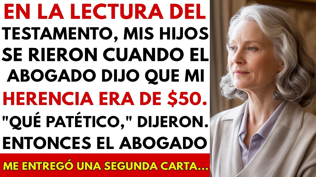 En La Lectura Del Testamento, Mis Hijos Se Rieron De Mi Herencia De US$ 50 — Entonces El Abogado Me
