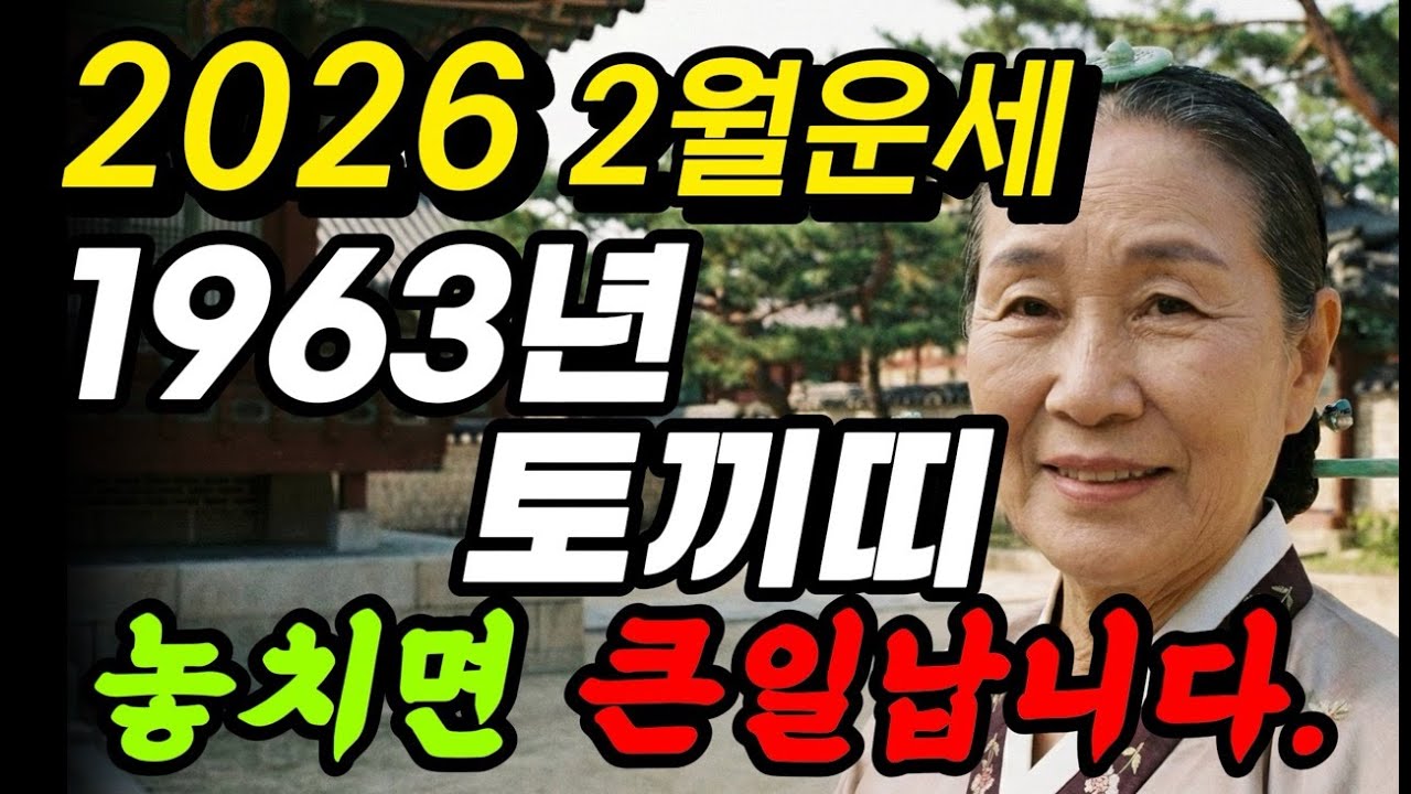 💰64세 계묘생 필독! 2월에 집 현관에 '이것' 하나만 두세요! 막혔던 돈줄이 폭포수처럼 터집니다.