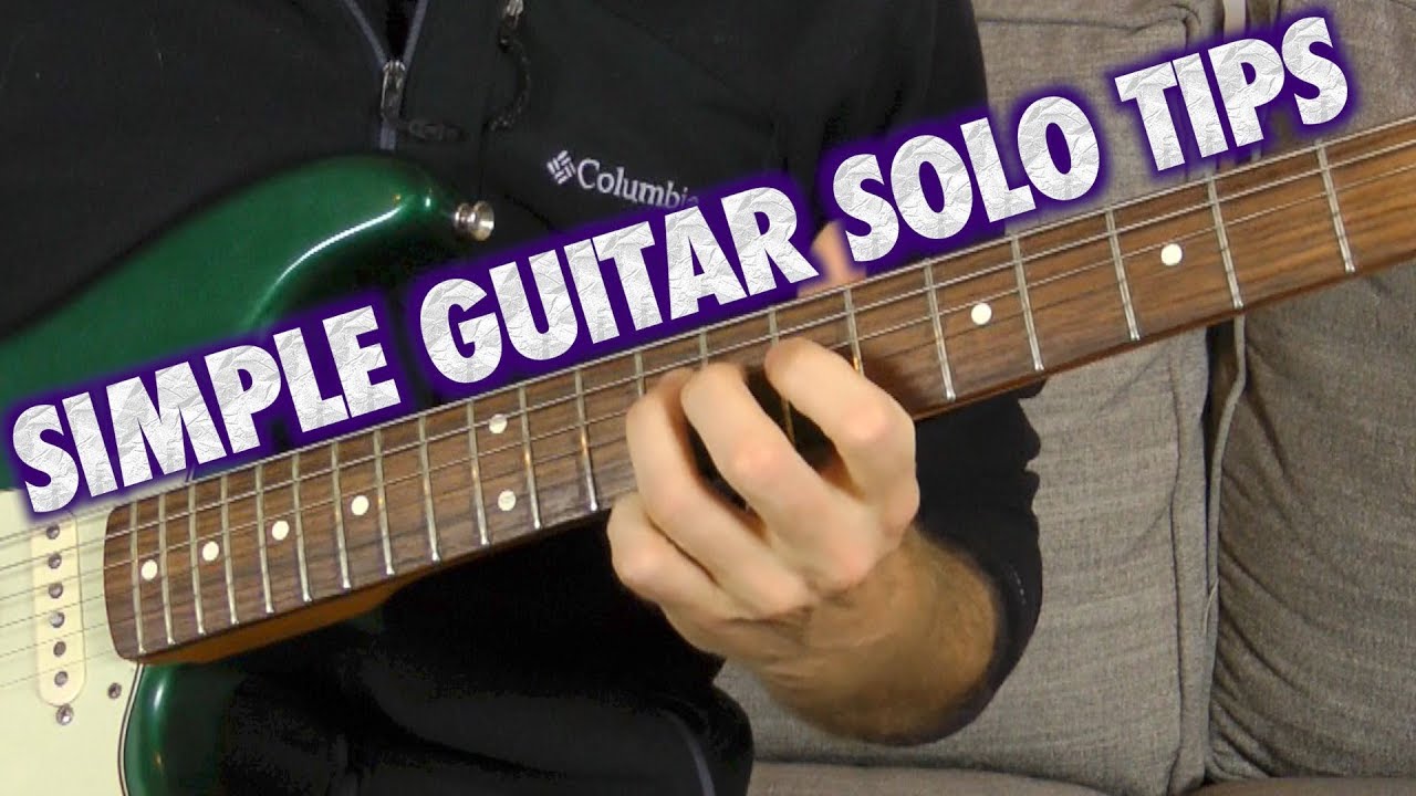 Simple Guitar Solo Arpeggio Tips