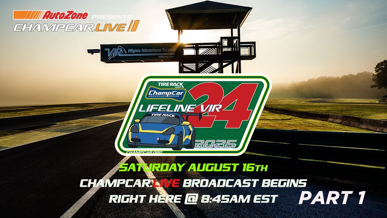 TireRack.com ChampCar Endurance Series® - LifeLine 24 Hour Classic at VIR Part 1of 3