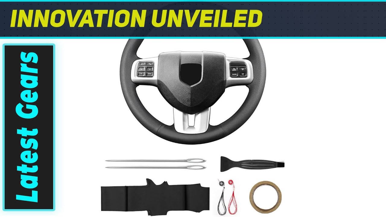 Hand Stitched Cowhide Steering Wheel Cover: The Ultimate Dodge Upgrade!