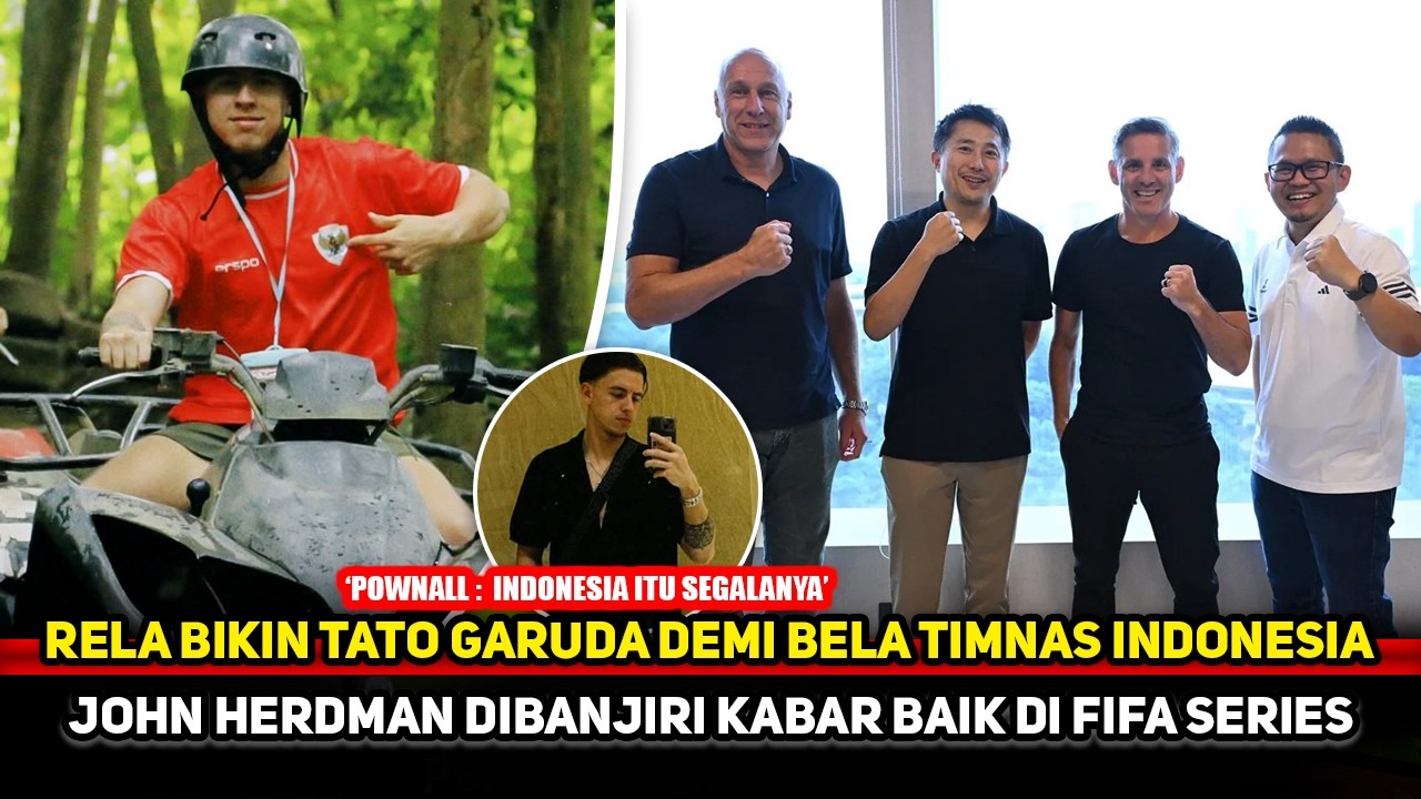 SEPUPU NATHAN GABUNG TIMNAS! Tak sia-sia pamerkan Tato Garuda, John Herdman banjir kabar baik