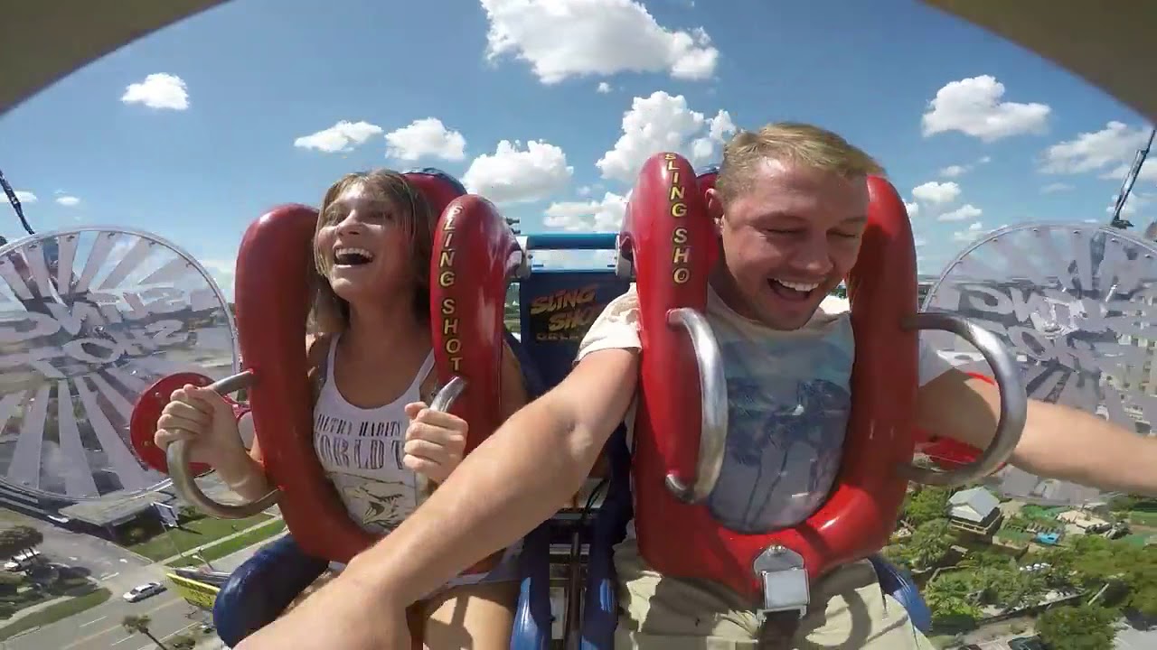 Ręce mu się chyba zaklinowały !!! STRASZNE !!! SLINGSHOT - Alyssa i  David - Orlando