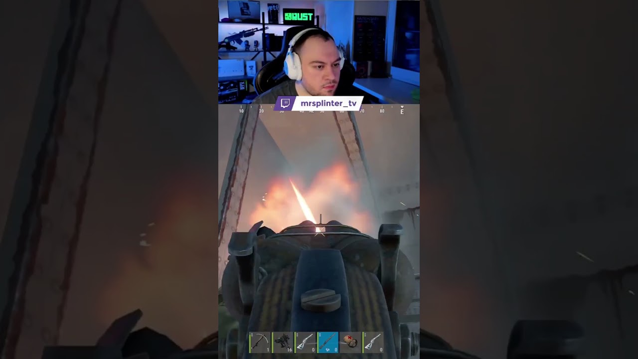 ОТВОЕВАЛ КАРГО С ПАЙПА #rust #rustshorts #mrsplinter