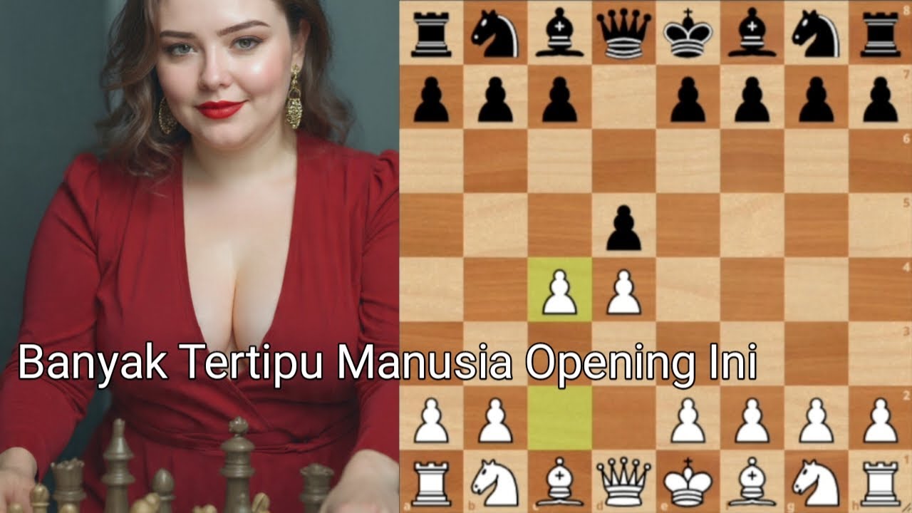 Jebakan Gambit Mentri, Lawan Kehilangan Mentri Tanpa Sadar ♟️