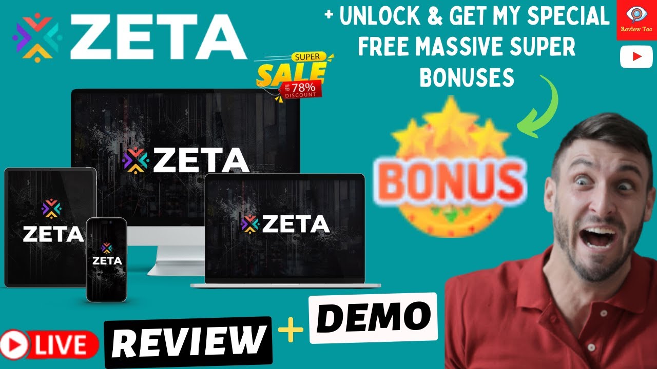 ZETA Review, Features & Benefits, Bonuses & Demo I ZETA I ZETA review I ZETA demo I ZETA Tutorial