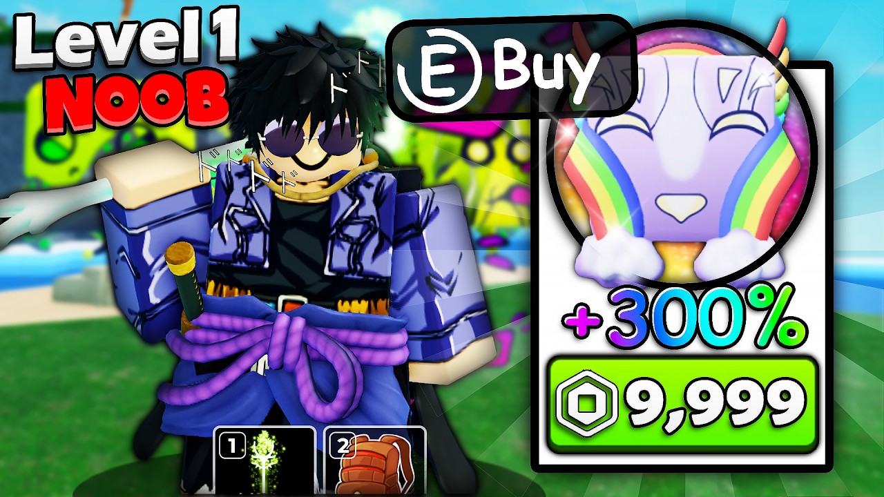 Starting as Noob but with OP PET in Split the Sea Roblox...