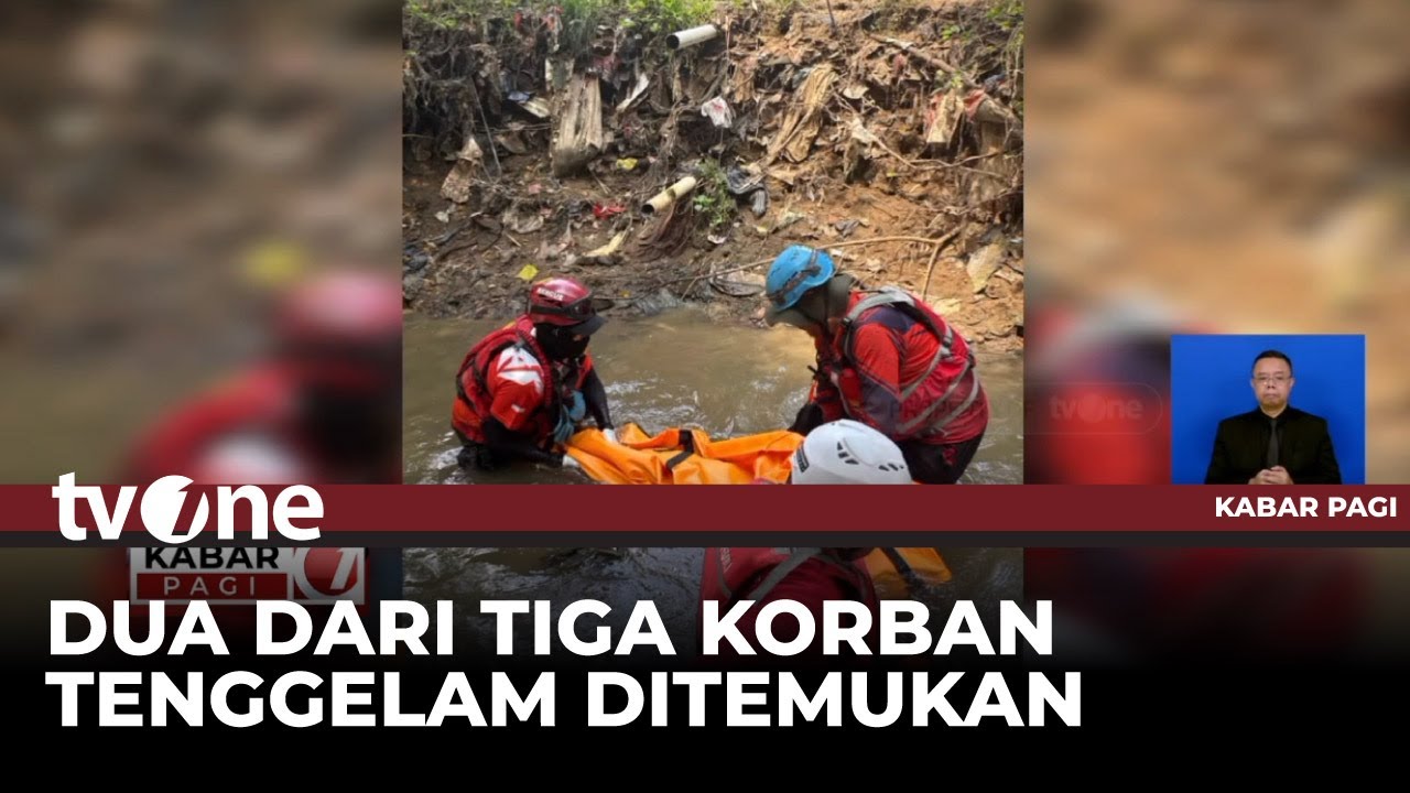 Tim SAR Gabungan Temukan Dua Jasad Anak yang Tenggelam di Kali Cikarang | Kabar Pagi