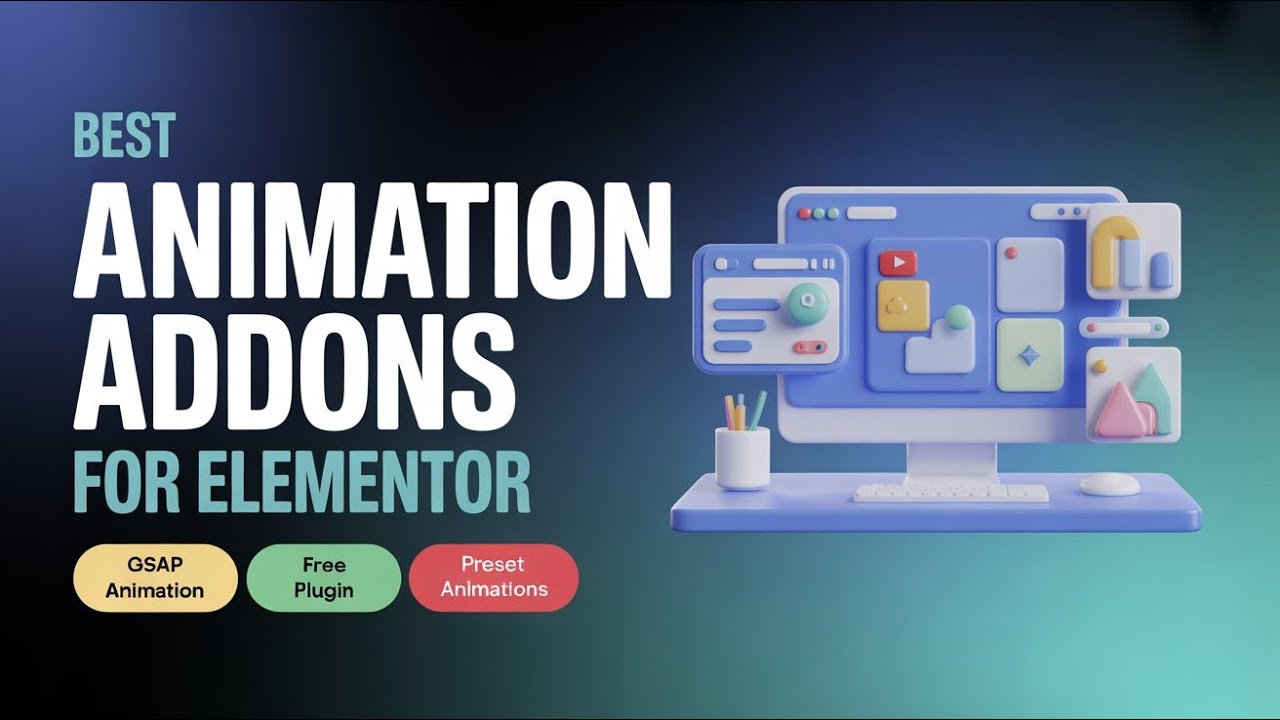 Best FREE GSAP Animation & Animation Addons for ELEMENTOR🔥 | WordPress Elementor Tutorial 2026
