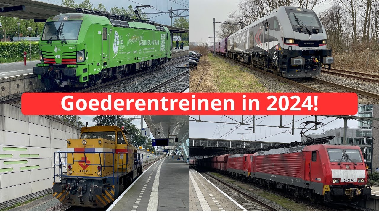 Goederentreinen door Nederland in 2024!