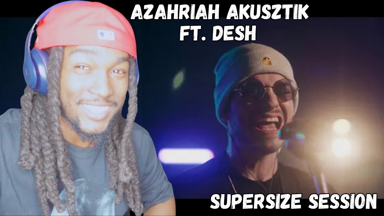 KIING REACTS to Azahriah Akusztik ft. Desh (Supersize session 2022)