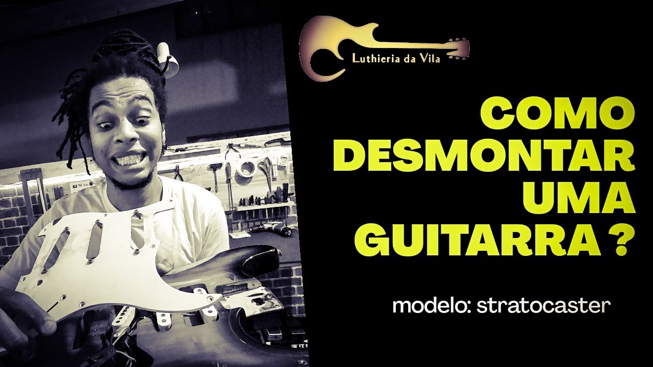 Como desmontar uma guitarra?
