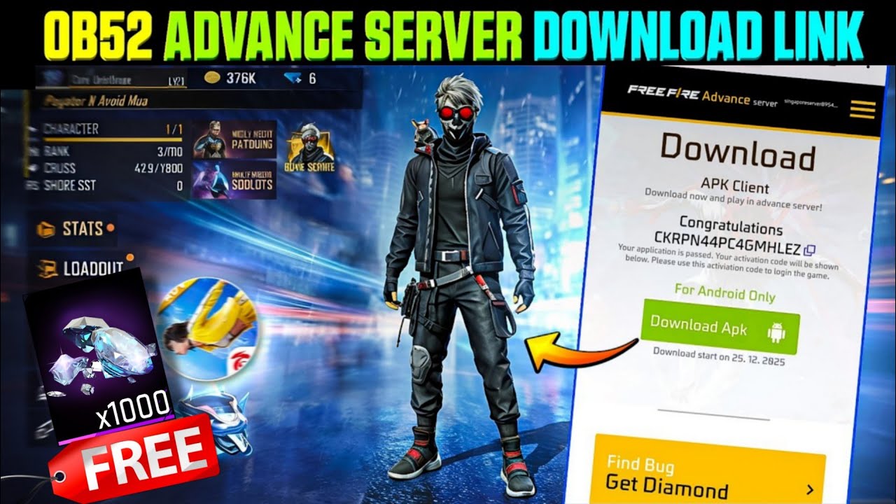 HOW TO DOWNLOAD FREE FIRE ADVANCE SERVER OB52 😱⚡ || FREE FIRE ADVANCE SERVER KAISE DOWNLOAD KAREN