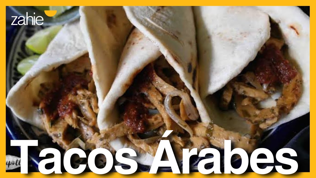 RICA RECETA CASERA de Tacos Árabes | Zahie Téllez
