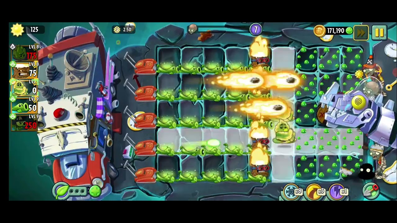PvZ 2 - Penny' Pursuit - Dartichoke - Zomboss Fight