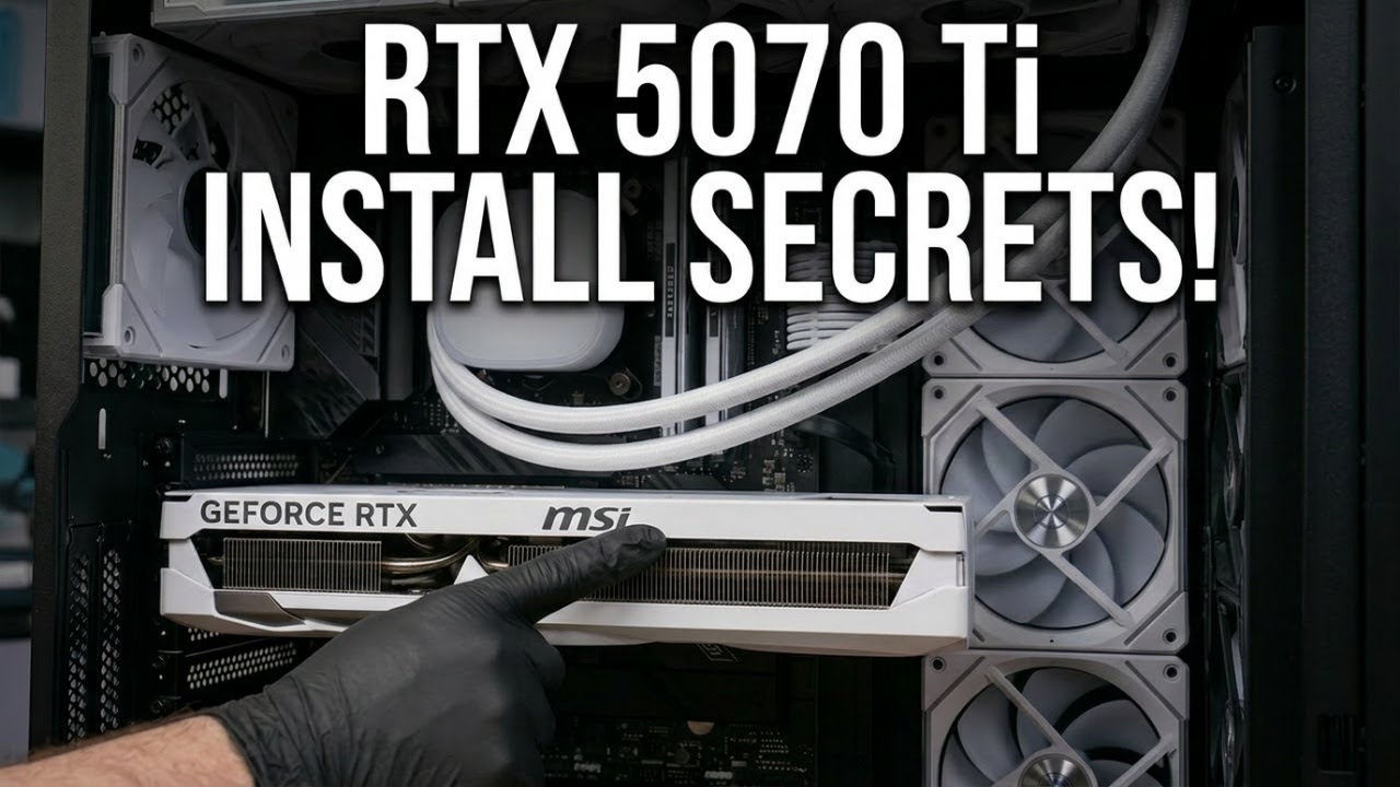 The ONLY Way to Install RTX 5070 Ti - Avoid Headaches and Maximize Performance