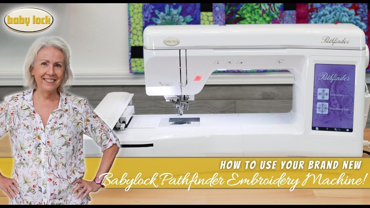 How To Use The BabyLock Pathfinder Embroidery Only Machine!