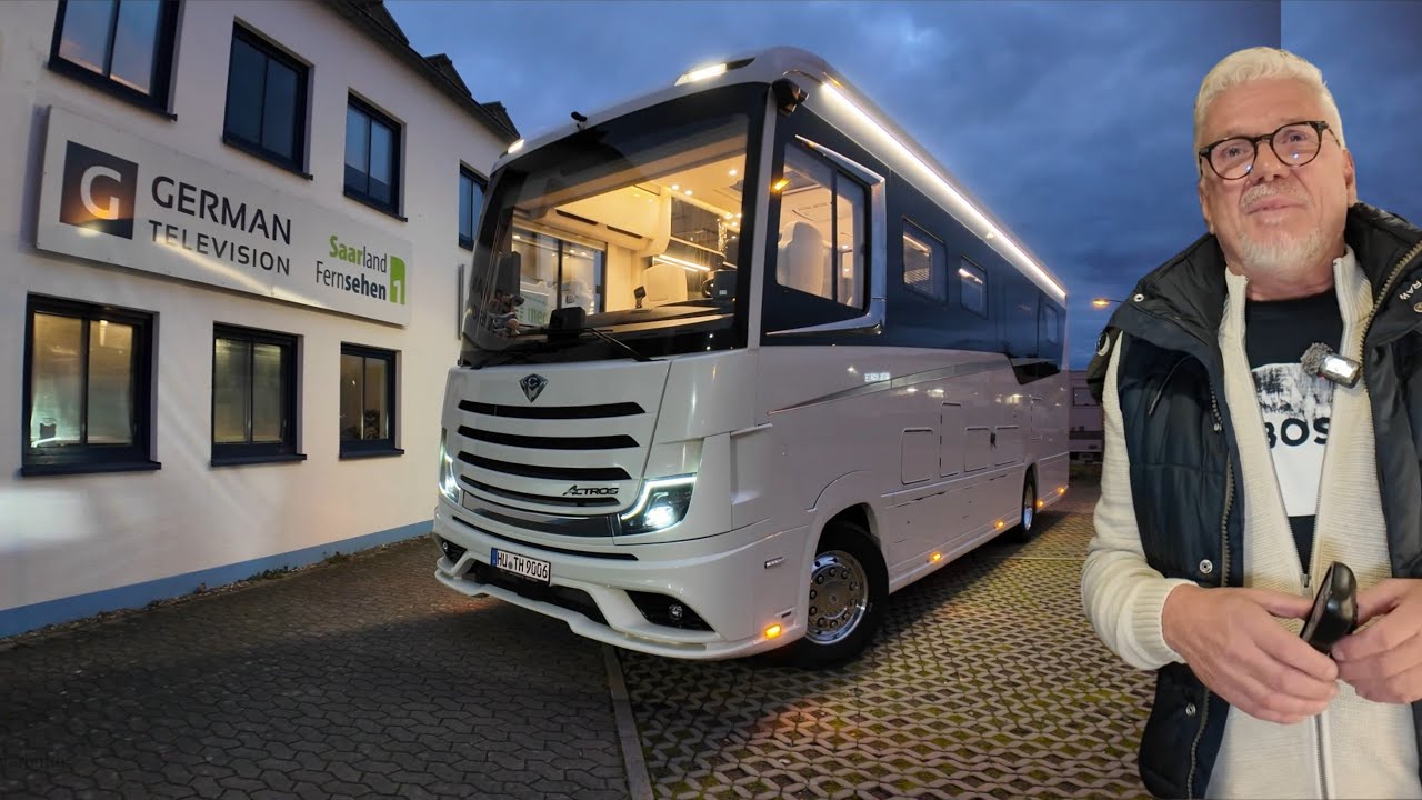 Wundersch&ouml;nes fast neues ACTROS WOHNMOBIL g&uuml;nstig abzugeben. Concorde Liner Actros mit PKW Garage.