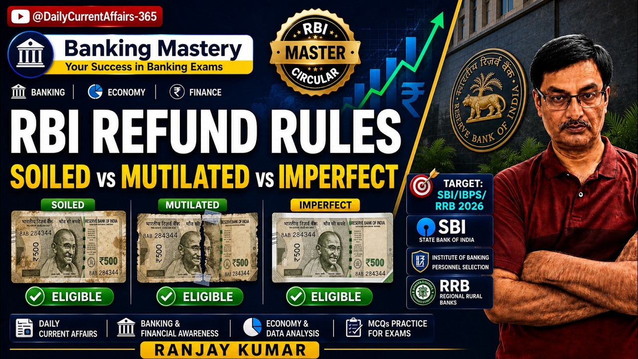 RBI Master Circular: Exchange of Notes & Coins | Banking Awareness for SBI, IBPS, RRB
