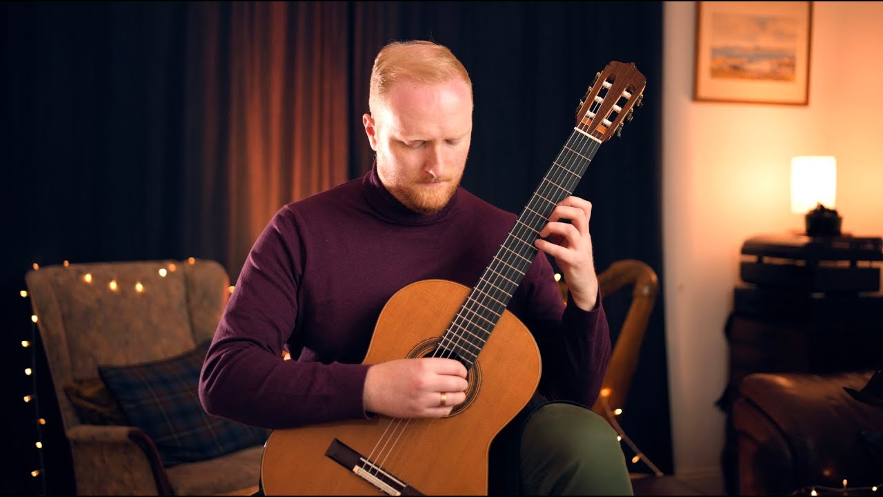 Scarlatti Sonata in E major, K.380 played on classical guitar by William Johnston (4K)