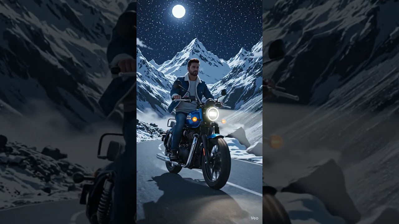 #HimalayanRide #NightRide #CalmRider #MountainTherapy #RoyalEnfield