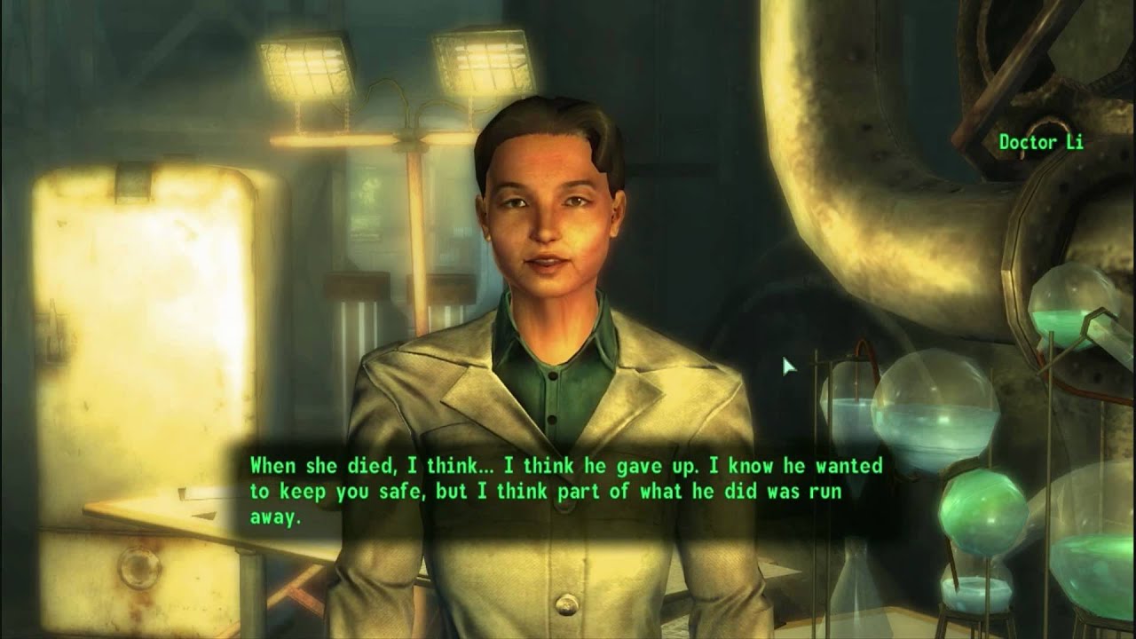 Fallout 3 Scientific Pursuits part 1 of 4 Dr. Madison Li...and Zimmer