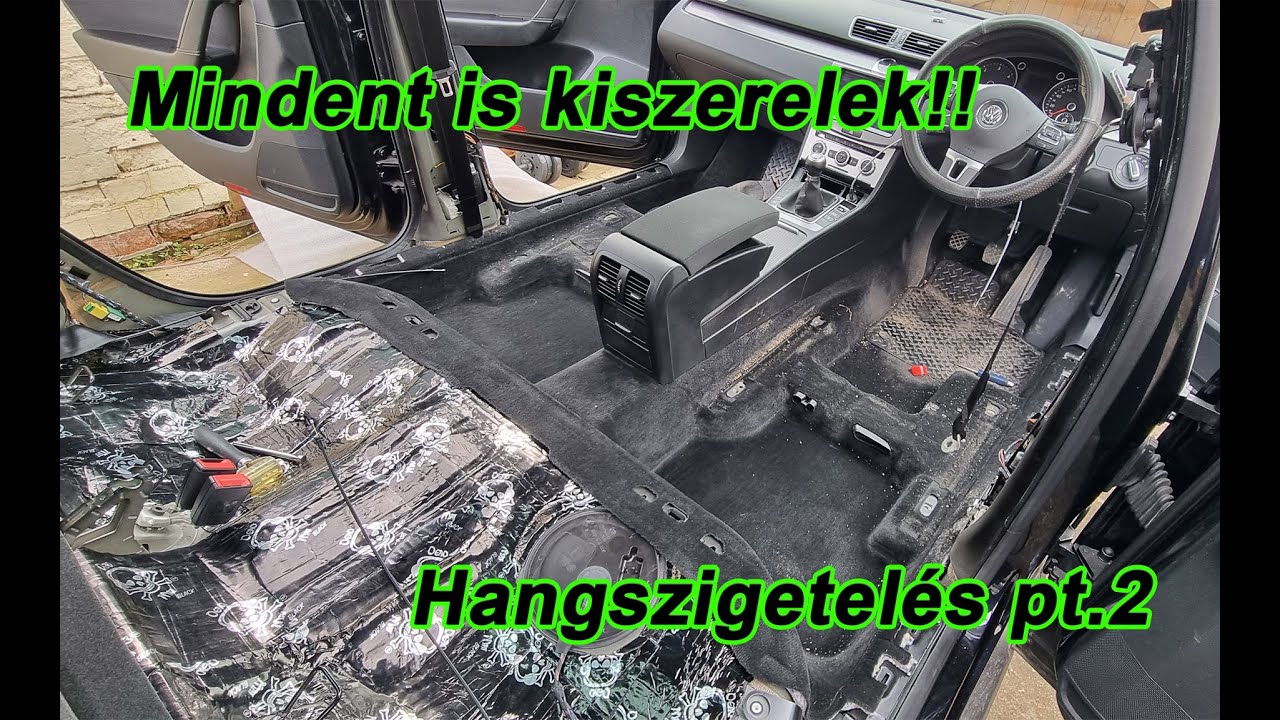 Minden is, kikerül a kocsiból!!