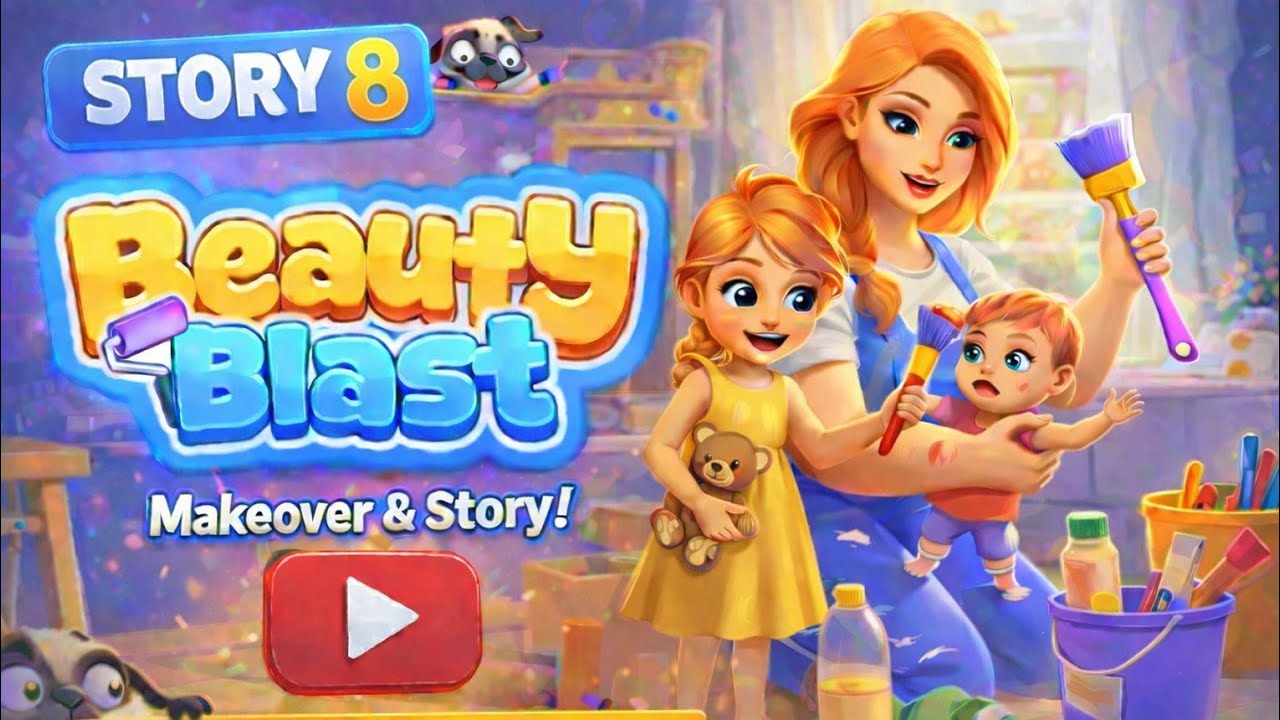 BEAUTY AND BLAST MAKEOVER 8TH STORY #games #viral #makeup #youtube #beautiful 