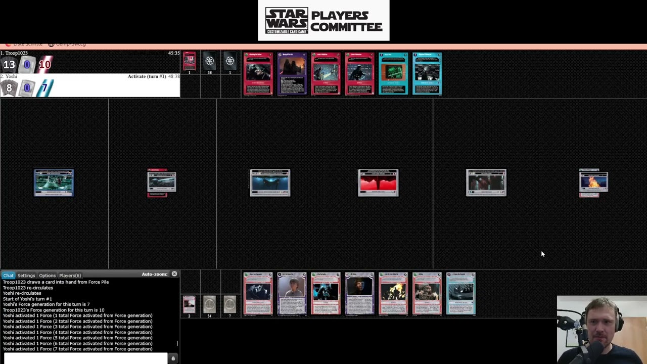 Star Wars CCG: 2024 Corellia Region Championship S. Tashima (HITCO) v. M. Kessling (ROTS Vader)