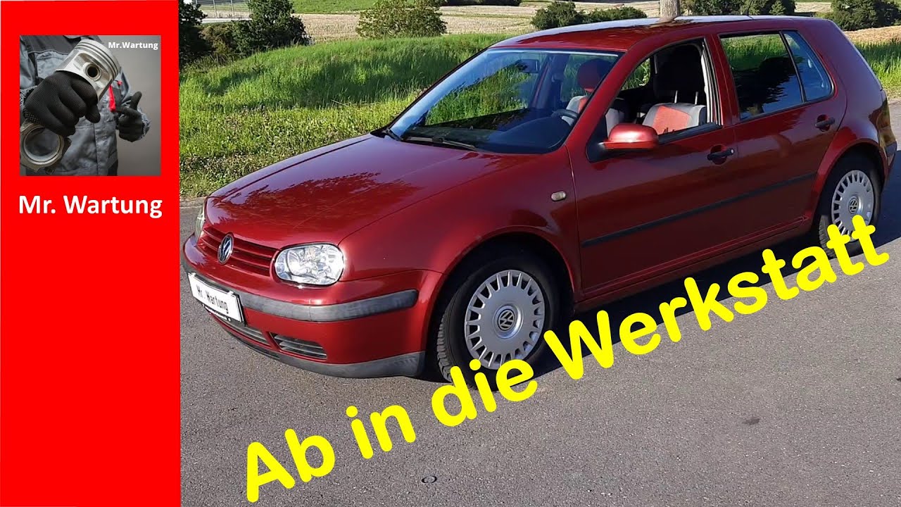 VW Golf 4 Große Inspektion - Service - Wartung - Teil 1 | Mr.  Wartung
