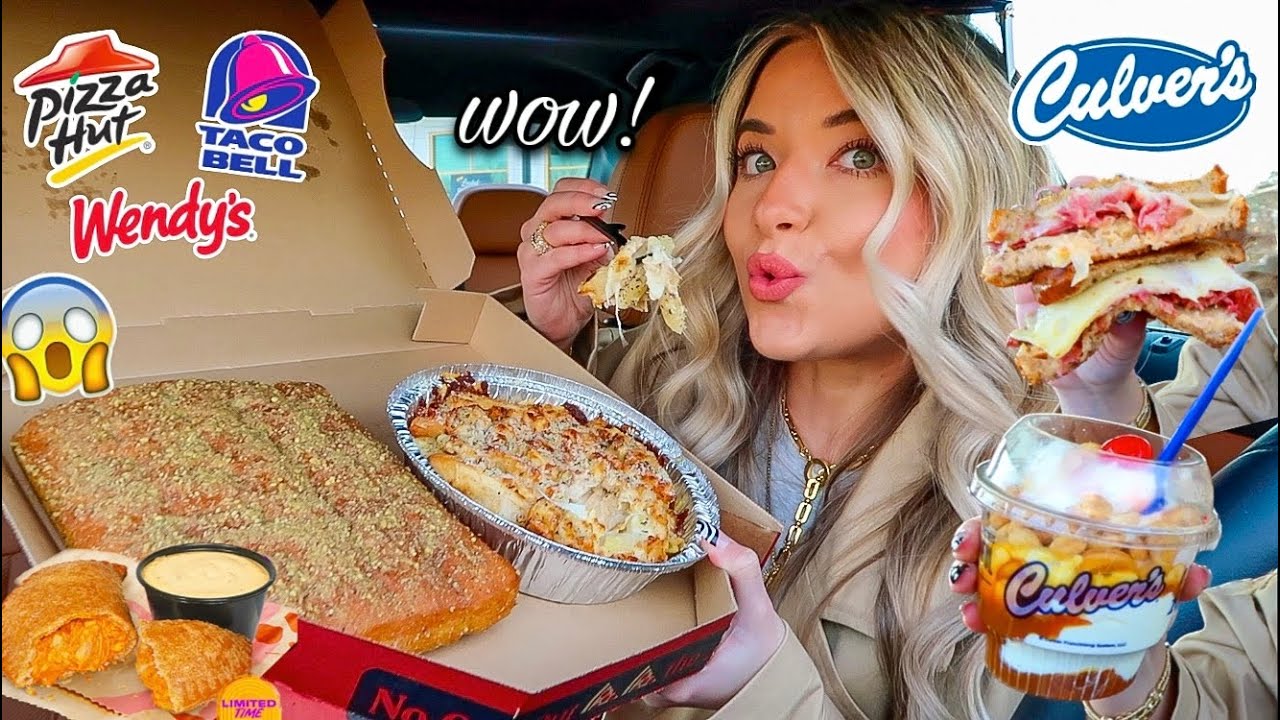 I Only Ate FAST FOOD ITEMS I've NEVER TRIED BEFORE For 24 HOURS!!