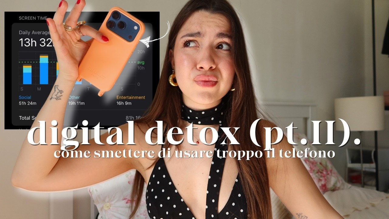 come SMETTERE DI USARE IL TELEFONO🤳🏻📵 digital detox (pt.II)