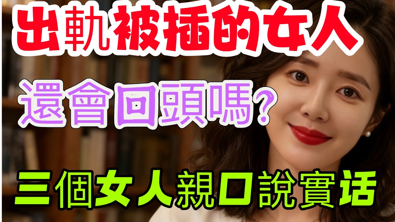 出軌的女人，還會真心回頭嗎？三個女人親口說實話，太紮心了#分享 #大熱門 #正能量 #離婚率 #感情 #男女行動 #男女相處 #情感 #前妻