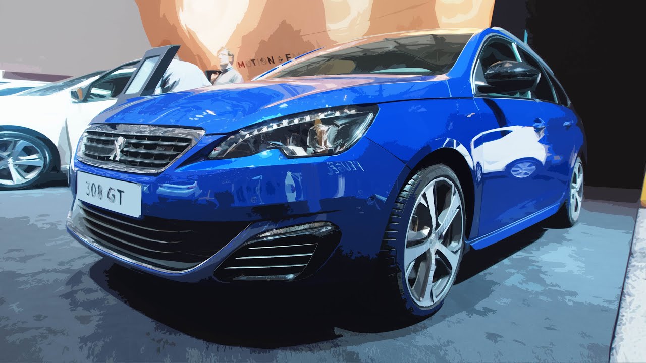 2017 Peugeot 308 SW GT BlueHDi 180 S&S  -  Exterior and Interior Lookaround