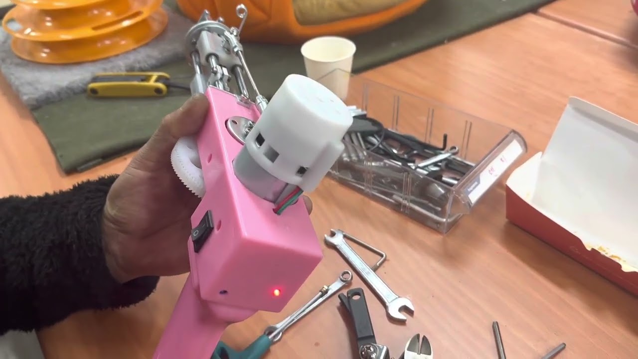 AK 터프팅.  조정방법