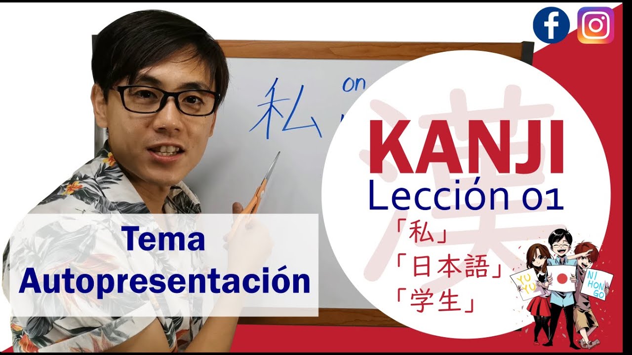 Clase de Kanji Lección 1 : Autopresentación