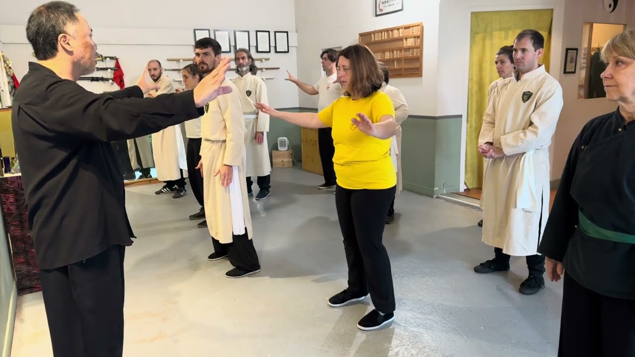 Arts martiaux internes - Qi Gong martial - exemple d'un travail interne par la conscience