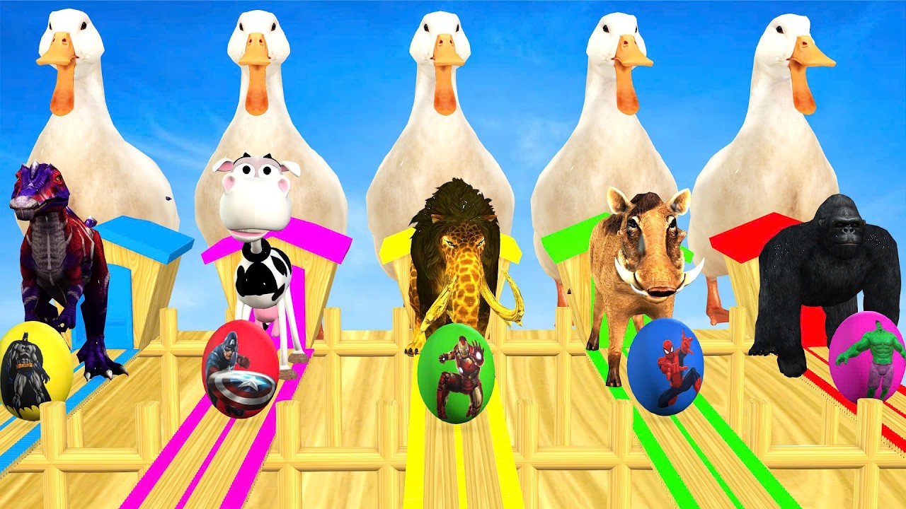 A fun 3D slide game featuring zoo animals – Animal Adventures