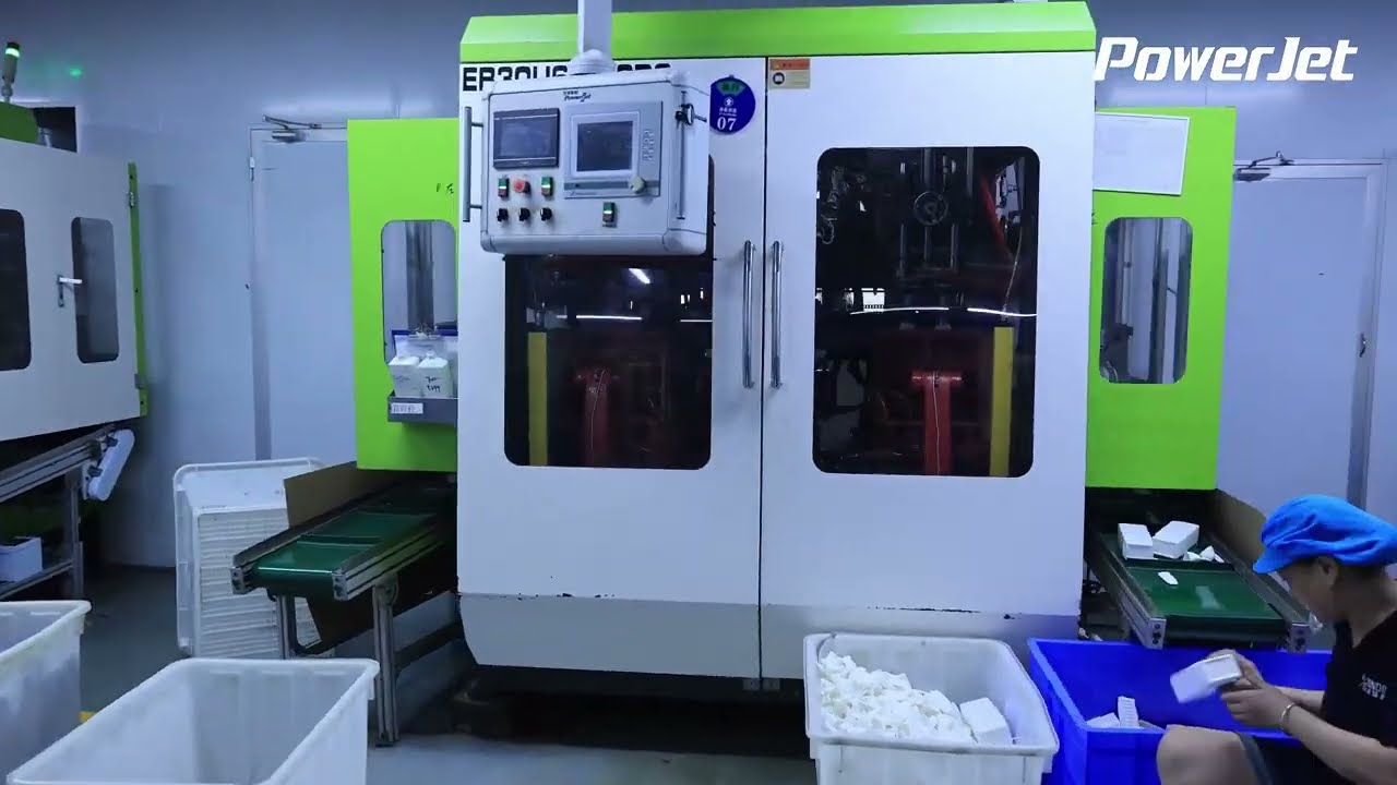 All are Powerjet Extrusion Blow Molding Machines HDPE/PP Bottles Making (Client's Factory)