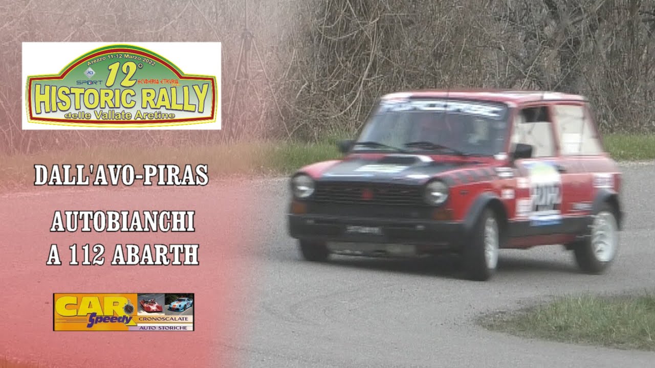 Historic Rally Vallate Aretine 2022 | Dall'avo-Piras | Autobianchi A112 Abarth