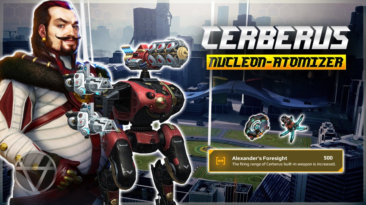 [WR] 🔥 Nucleon Atomizer CERBERUS  (w/Legendary Pilot) - Gameplay | War Robots
