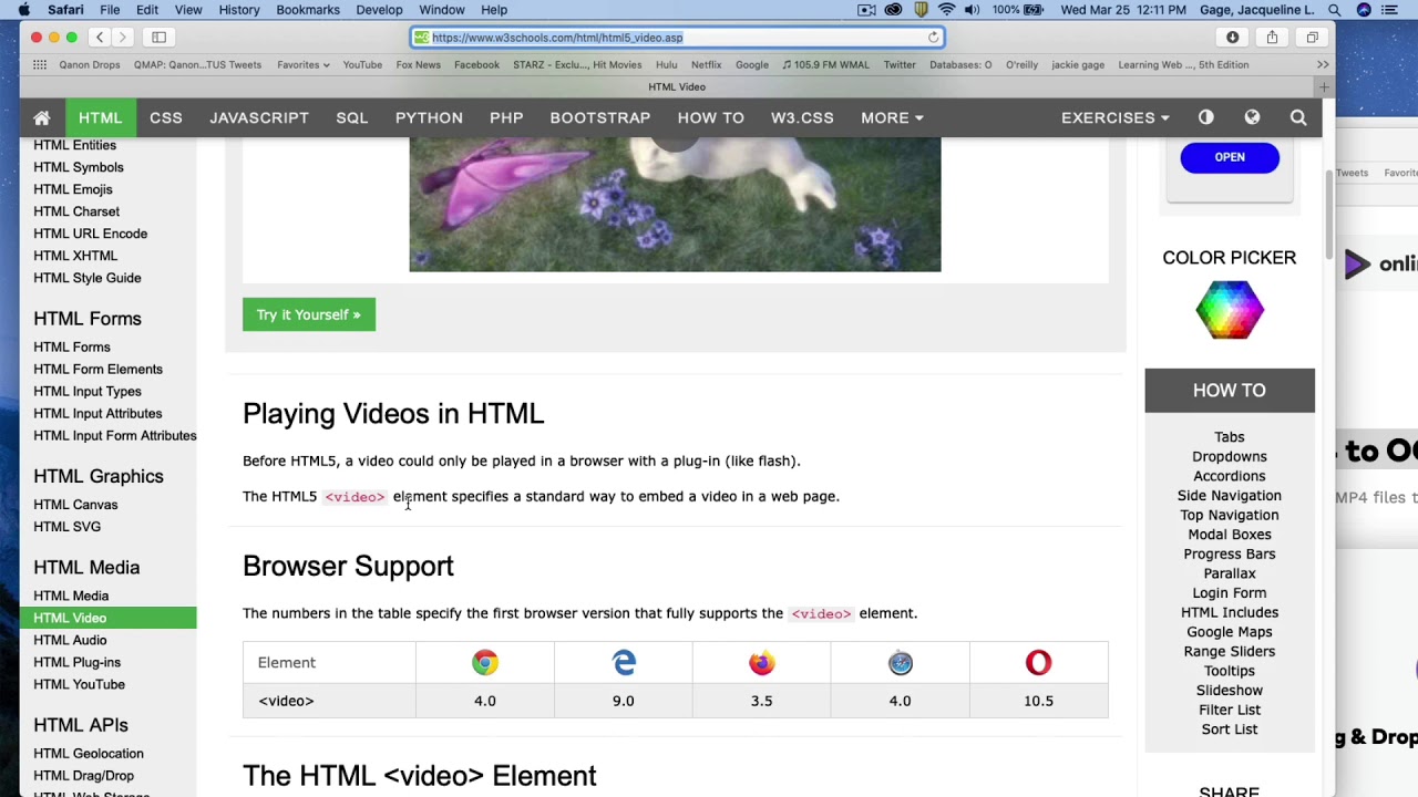 Dreamweaver CC 2020 - Embed your own video-Part1