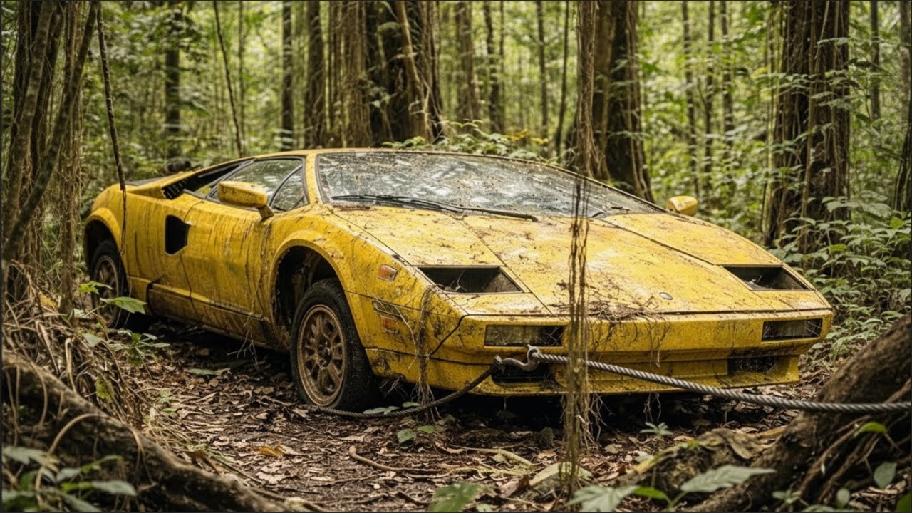 The Most Satisfying Restoration Ever | 50-Year Abandoned Lamborghini Countach ASMR
