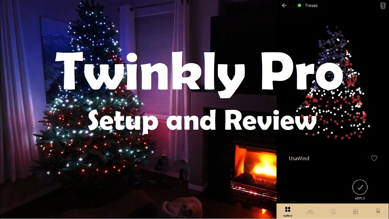 Праздничные огни Twinkly Pro — распаковка, установка и обзор