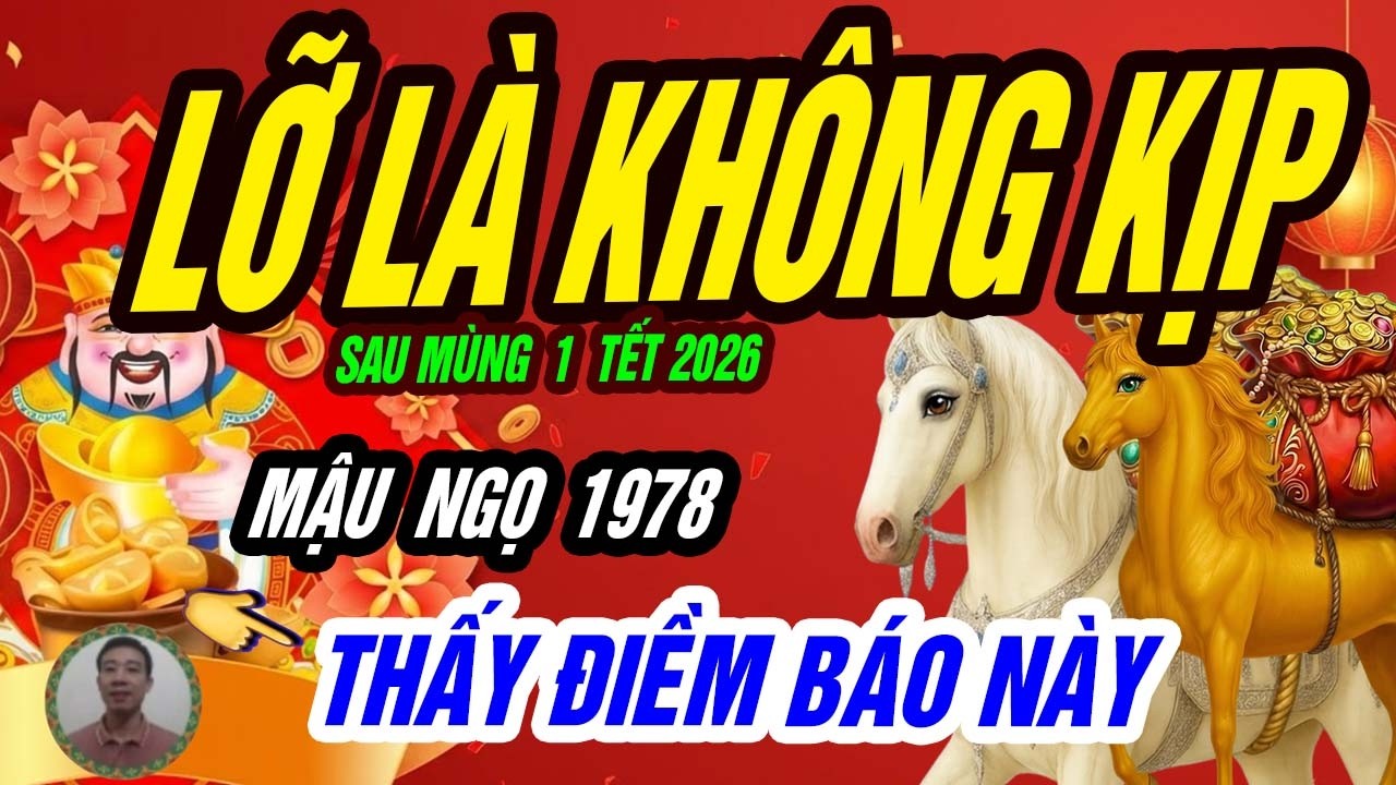🐴 MẬU NGỌ 1978 – Đúng sau ngày mùng 1 Tết, BỨT TỐC NGOẠN MỤC: Không ai theo kịp!