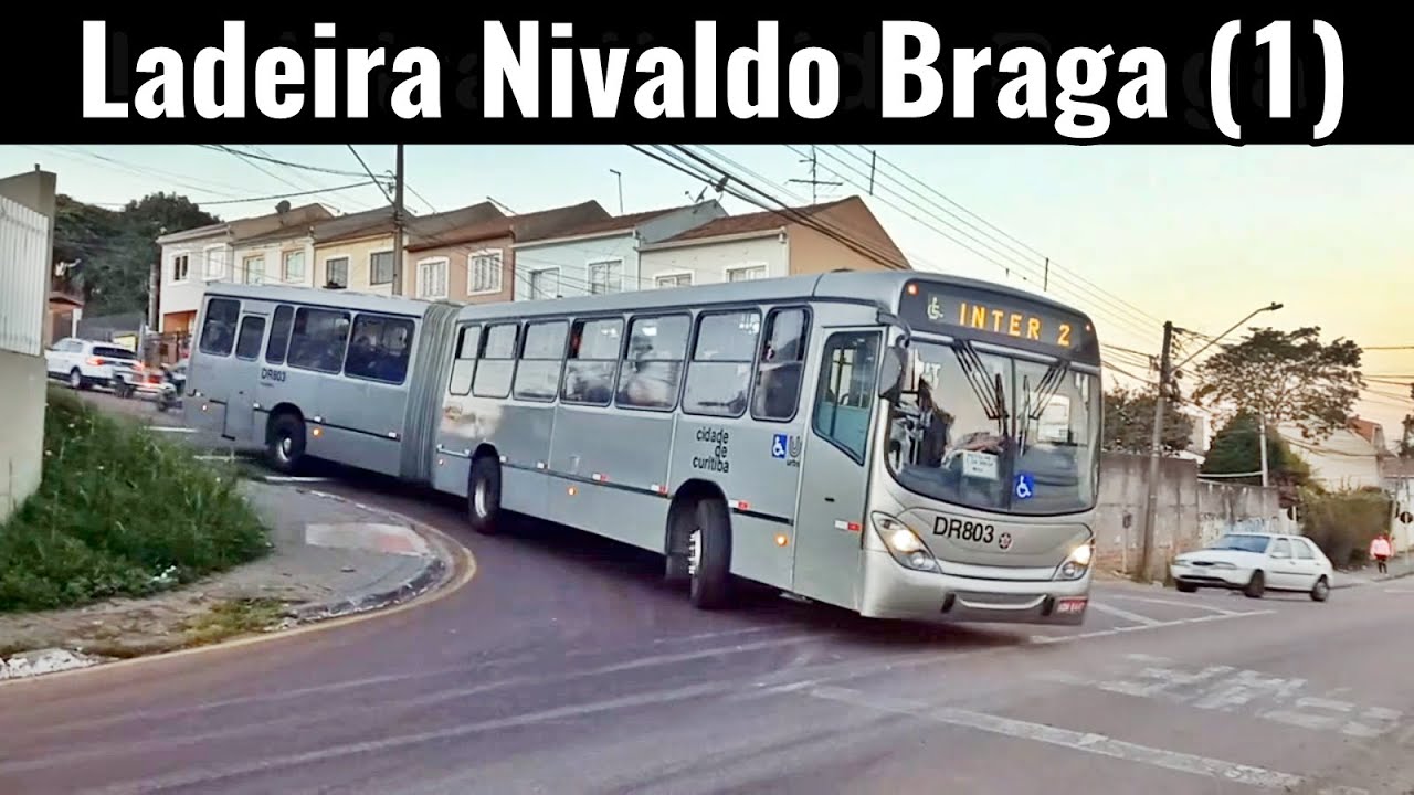 Cajuru ladeira (1) inclinada Curitiba ônibus subindo com dificuldade Via Binário Rua Nivaldo Braga