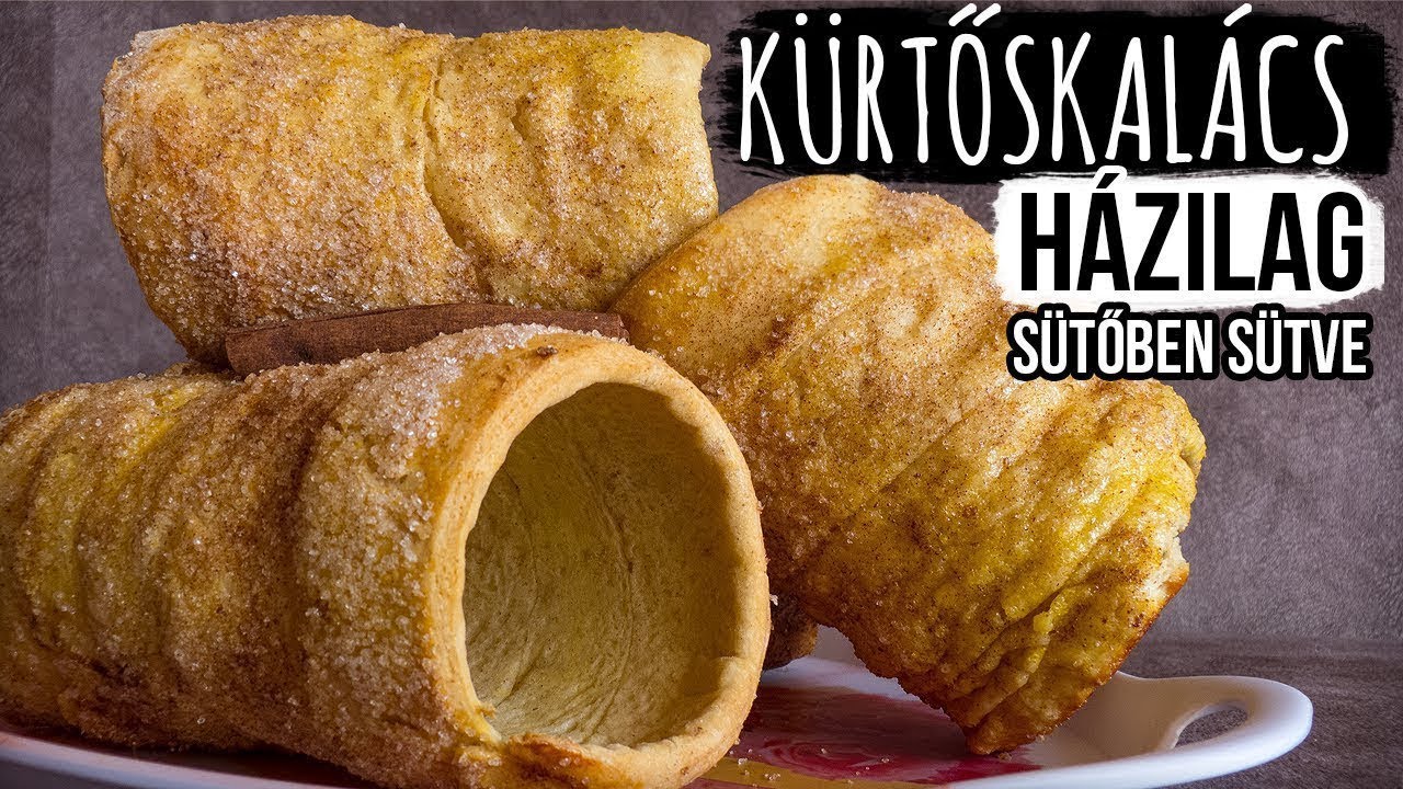 Kürtőskalács házilag (sütőben sütve)