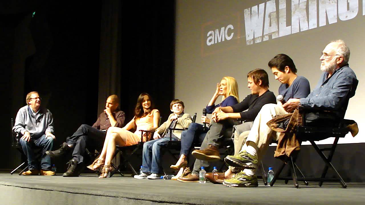 the walking dead season 2 cast Q and A For SAG w jon bernthal Sarah Wayne Callies 3.mp4
